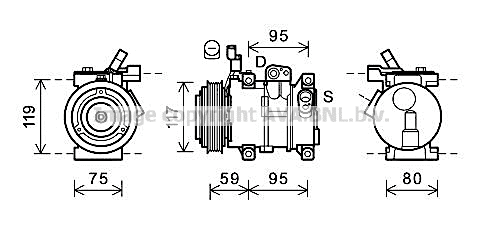 Compressor, air conditioning (HYK319)