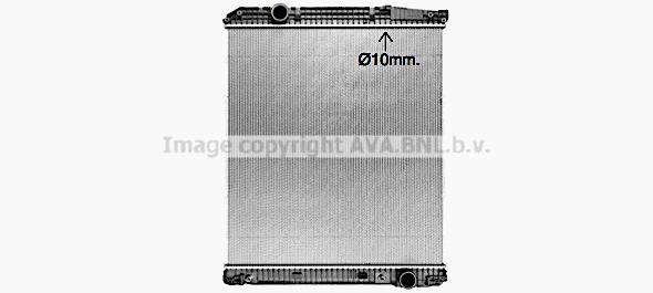 Radiator, engine cooling (ME2151N)