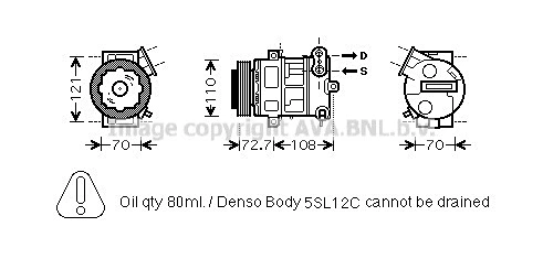 Compressor, air conditioning (OLK419)