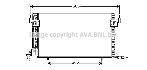 Condenser, air conditioning (CN5100)