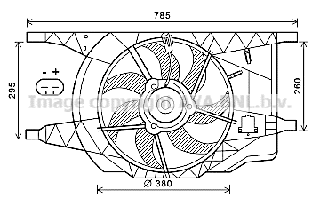 Fan, engine cooling (RT7546)