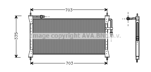 Condenser, air conditioning (JR5011)
