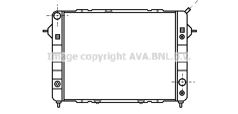 Radiator, engine cooling (OL2090)