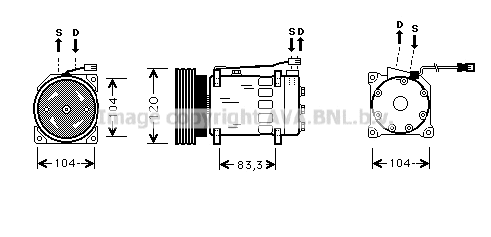 Compressor, air conditioning (CNK175)