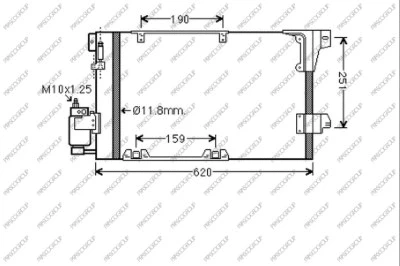 Condenser, air conditioning (OP017C002)