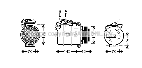 Compressor, air conditioning (BWAK318)