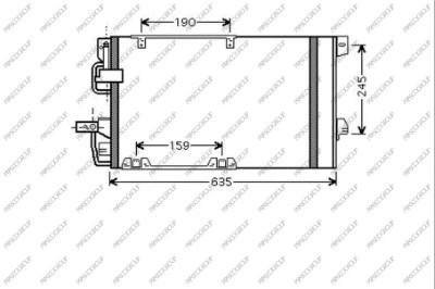 Condenser, air conditioning (OP017C003)