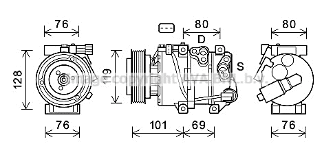 Compressor, air conditioning (KAAK279)