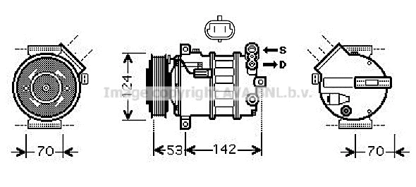 Compressor, air conditioning (SBK063)