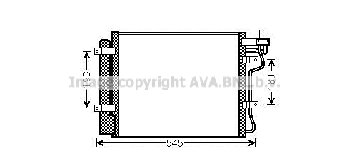 Condenser, air conditioning (KA5134D)