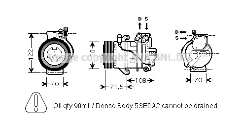 Compressor, air conditioning (MCK008)