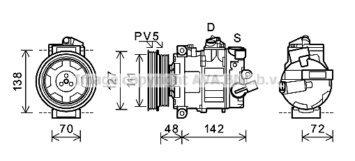 Compressor, air conditioning (AIAK359)