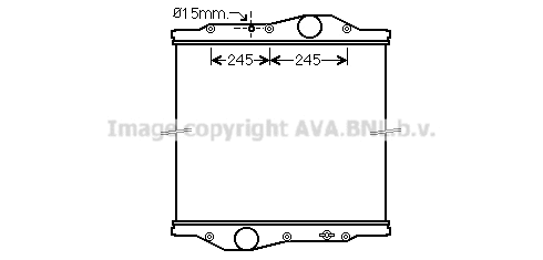 Radiator, engine cooling (ME2247N)