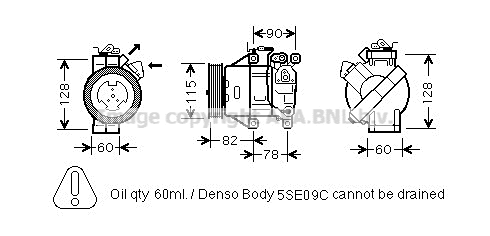 Compressor, air conditioning (TOK479)