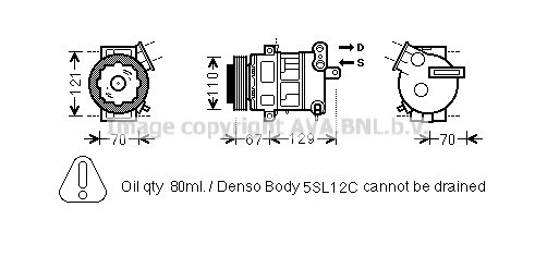 Compressor, air conditioning (OLK558)