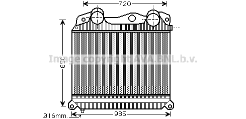 Charge Air Cooler (MN4076)