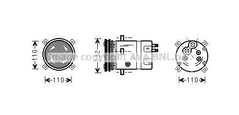 Compressor, air conditioning (DWAK019)