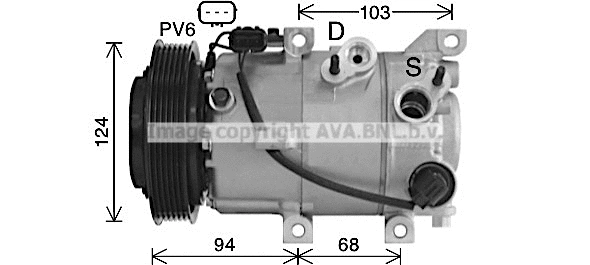 Compressor, air conditioning (HYK491)