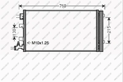 Condenser, air conditioning (RN034C001)