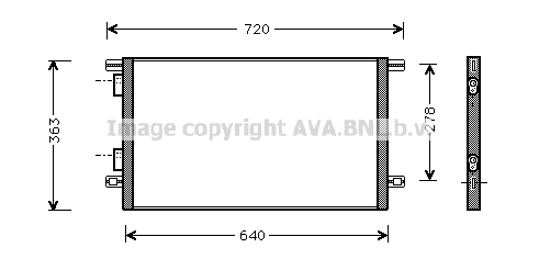Condenser, air conditioning (RTA5253)