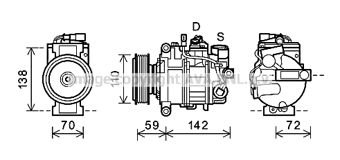 Compressor, air conditioning (AIK341)