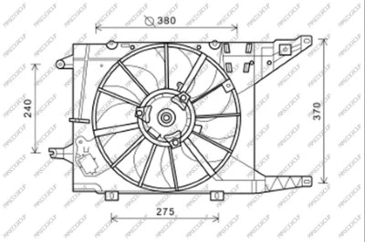 Fan, engine cooling (DA220F001)