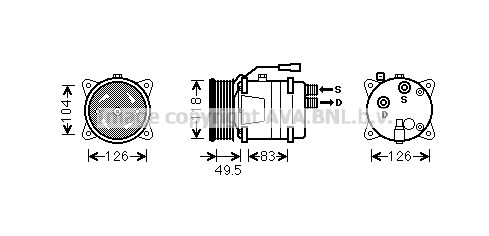 Compressor, air conditioning (VNAK303)
