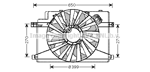 Fan, engine cooling (AL7510)