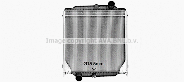 Radiator, engine cooling (VL2104)