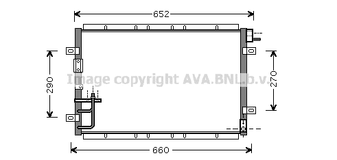 Condenser, air conditioning (KA5030)