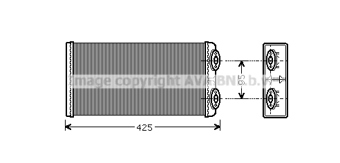 Heat Exchanger, interior heating (MNA6029)