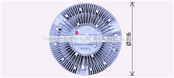 Clutch, radiator fan (MEC318)
