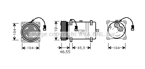 Compressor, air conditioning (CNAK161)
