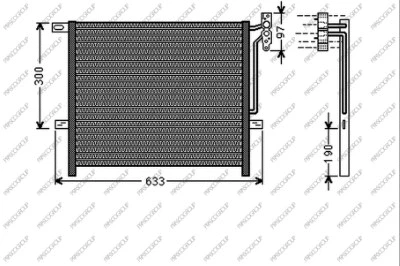 Condenser, air conditioning (BM802C001)