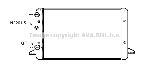 Radiator, engine cooling (VNA2121)
