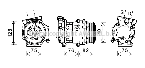 Compressor, air conditioning (FDK479)