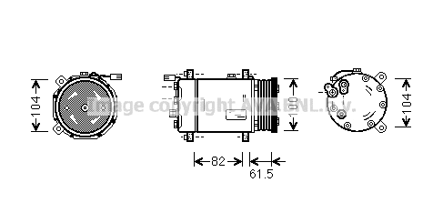 Compressor, air conditioning (VNAK167)