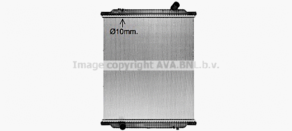 Radiator, engine cooling (RE2062N)