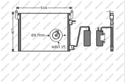 Condenser, air conditioning (OP056C005)