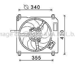 Fan, engine cooling (FT7572)