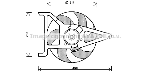Fan, engine cooling (CN7544)