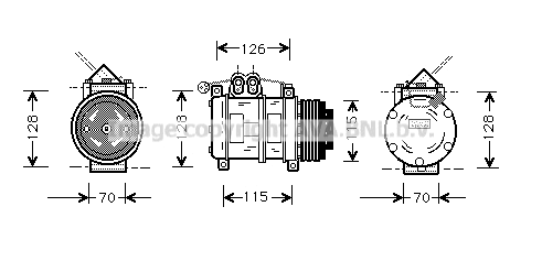Compressor, air conditioning (BWK074)