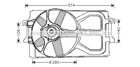 Fan, engine cooling (FD7517)