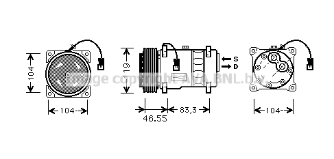 Compressor, air conditioning (CNK019)
