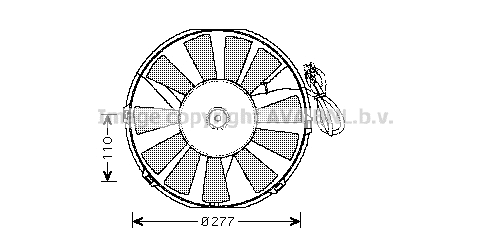 Fan, engine cooling (OL7523)