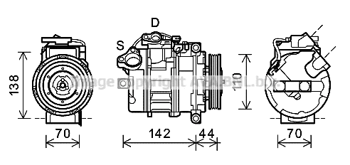 Compressor, air conditioning (BWK429)