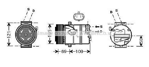 Compressor, air conditioning (OLAK445)