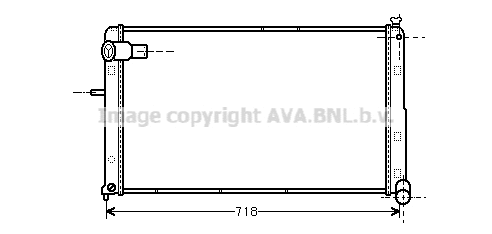 Radiator, engine cooling (CNA2074)