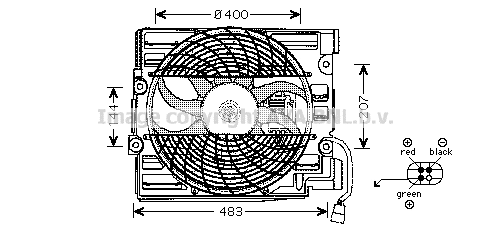 Fan, engine cooling (BW7510)