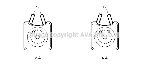 Oil Cooler, engine oil (VN3147)